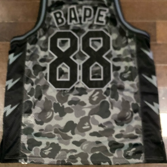 Bape basketball jersey.    Official. Real stuff - Picture 2 of 2